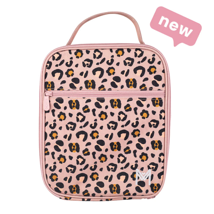 Montiico Large Insulated Lunch Bag - Blossom Leopard
