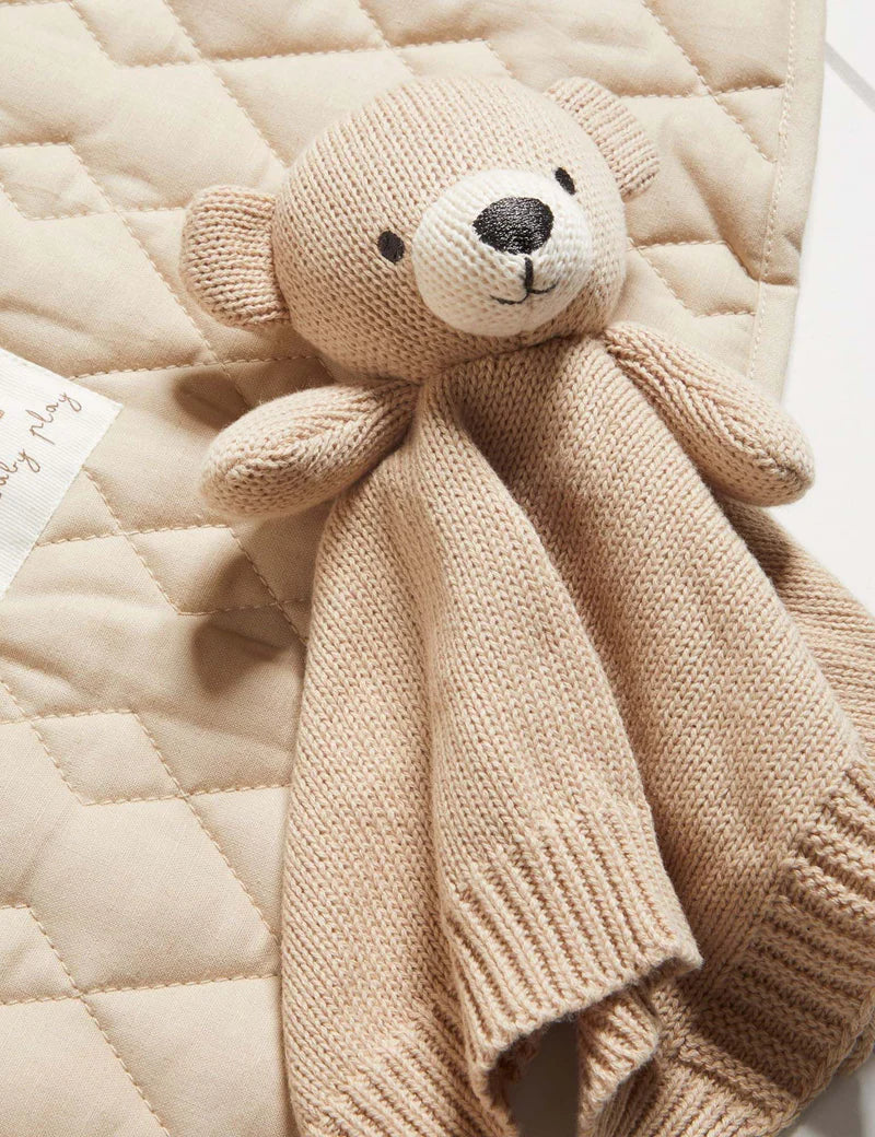 Purebaby Knitted Bear Comforter