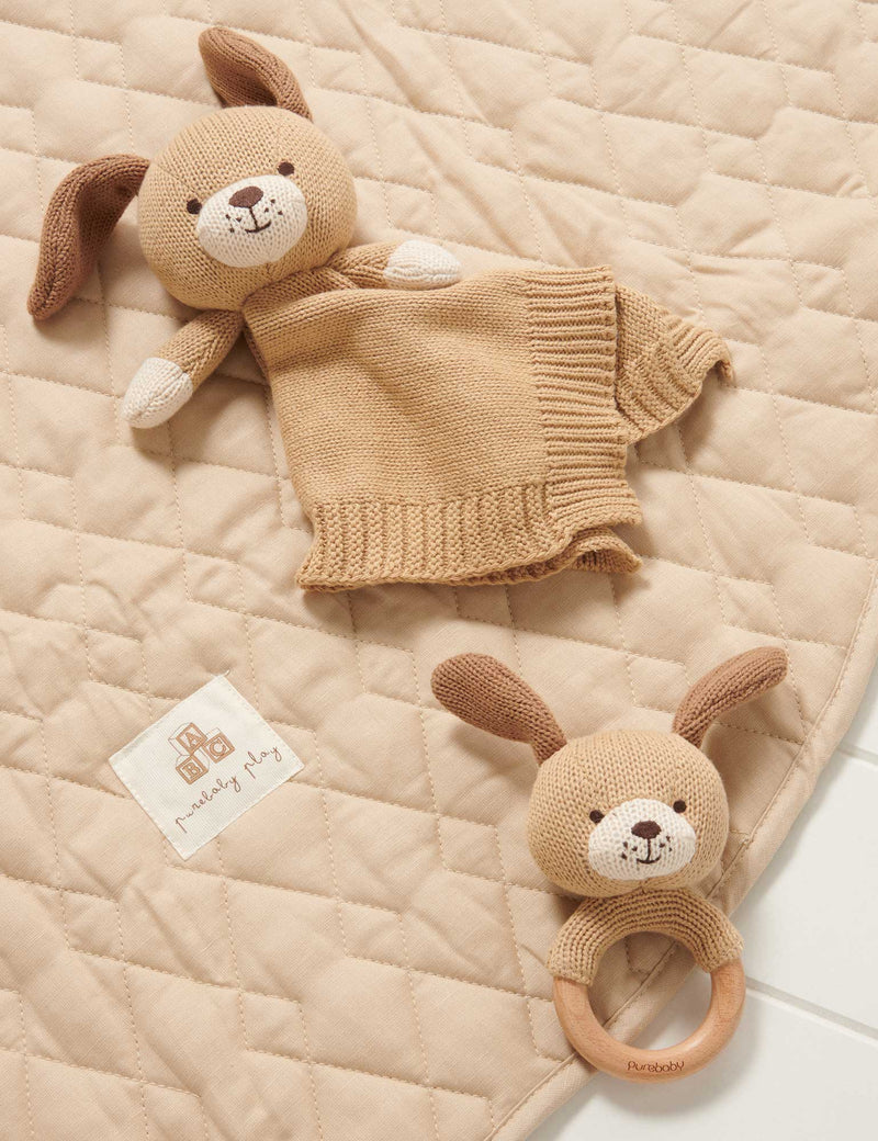 Purebaby Knitted Dog Comforter