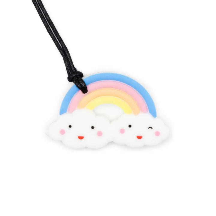 Jellystone Sensory Chew Pendant Necklace - Rainbow