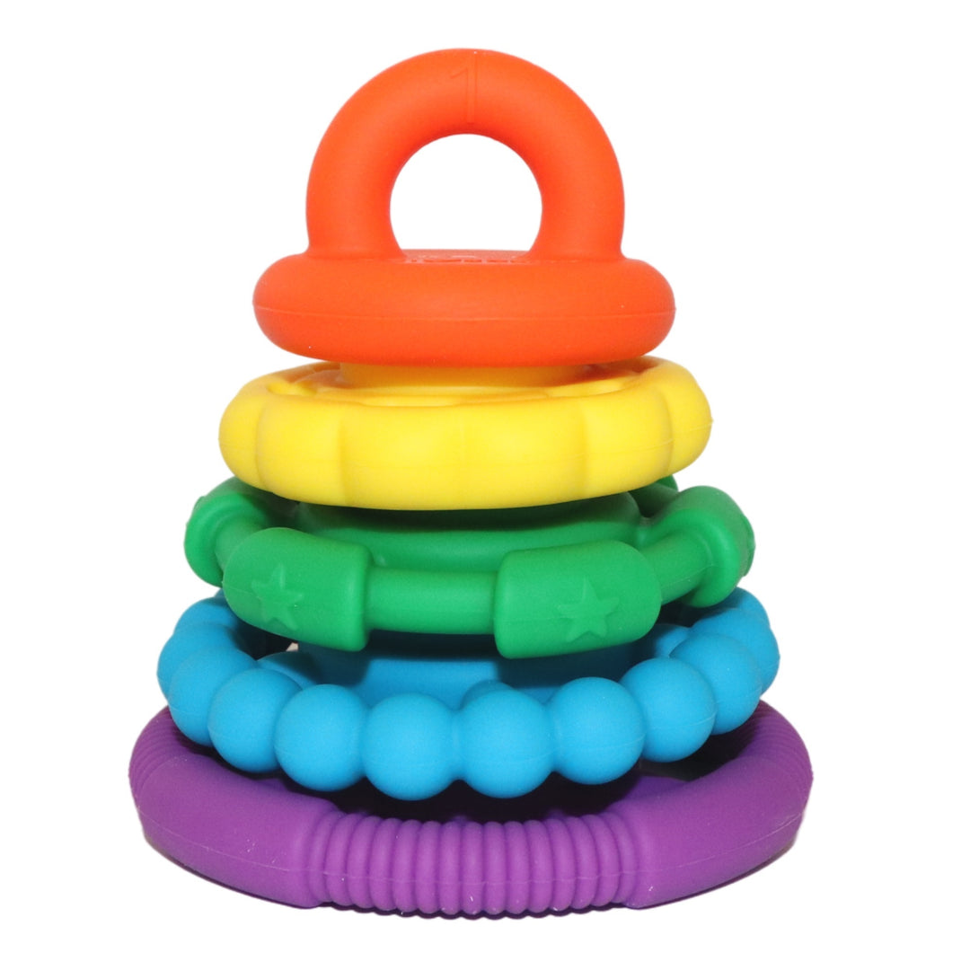 Jellystone Stacker & Teether Toy - Rainbow Bright