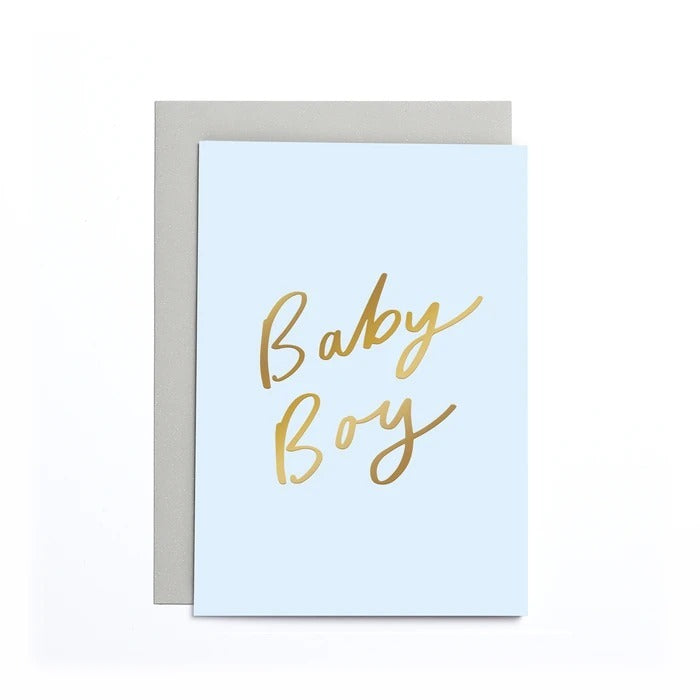 Greeting Card - Baby Boy Blue