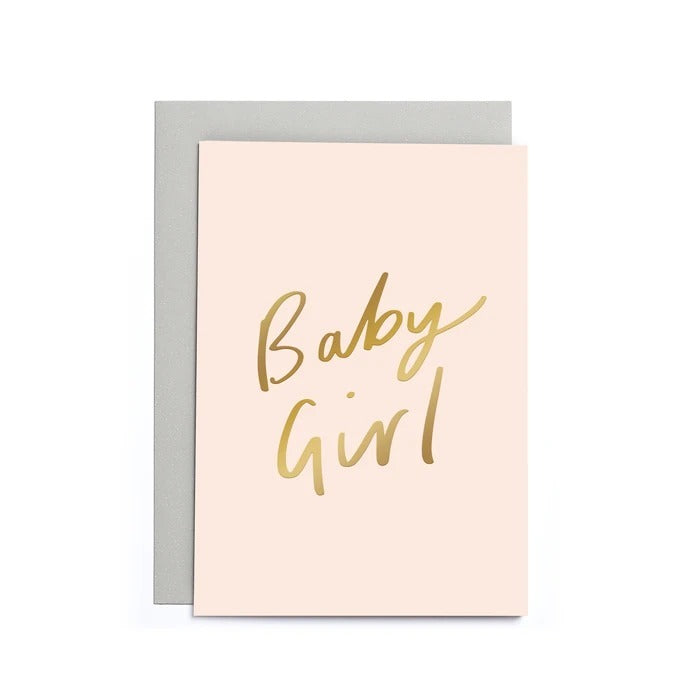 Greeting Card - Baby Girl Pink