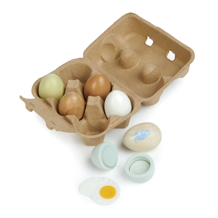 Tender Leaf Toys Wooden Eggs & Carton