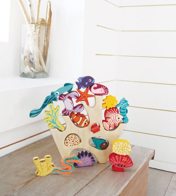 Wooden Stacking Coral Reef