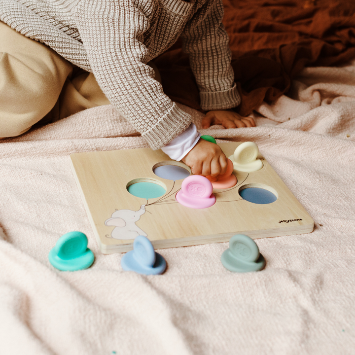 Jellystone Balloon Colour Sorter Puzzle - Rainbow Pastel
