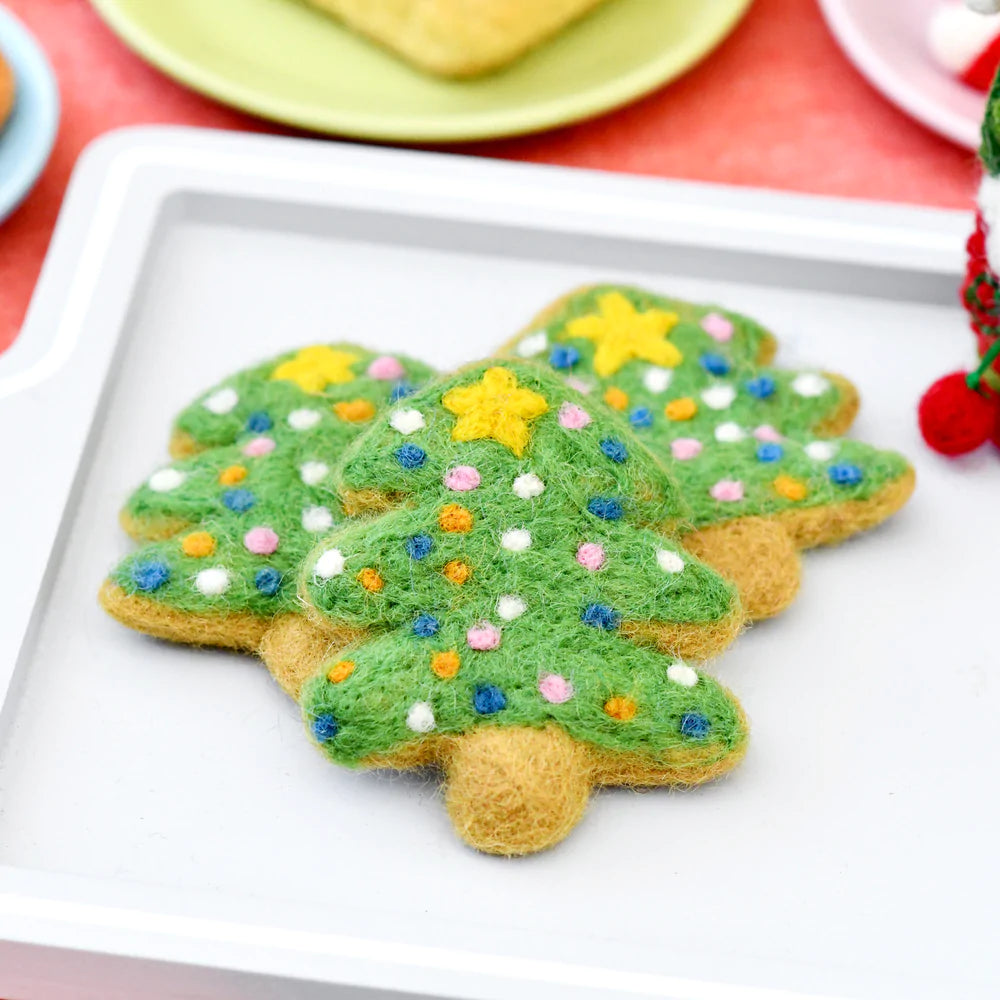 Handmade Felt Christmas Tree Cookie