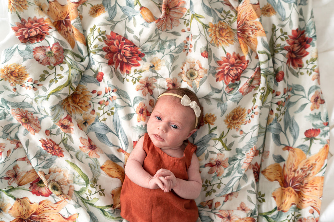 Pop Ya Tot Organic Muslin Swaddle - Le Piccadilly