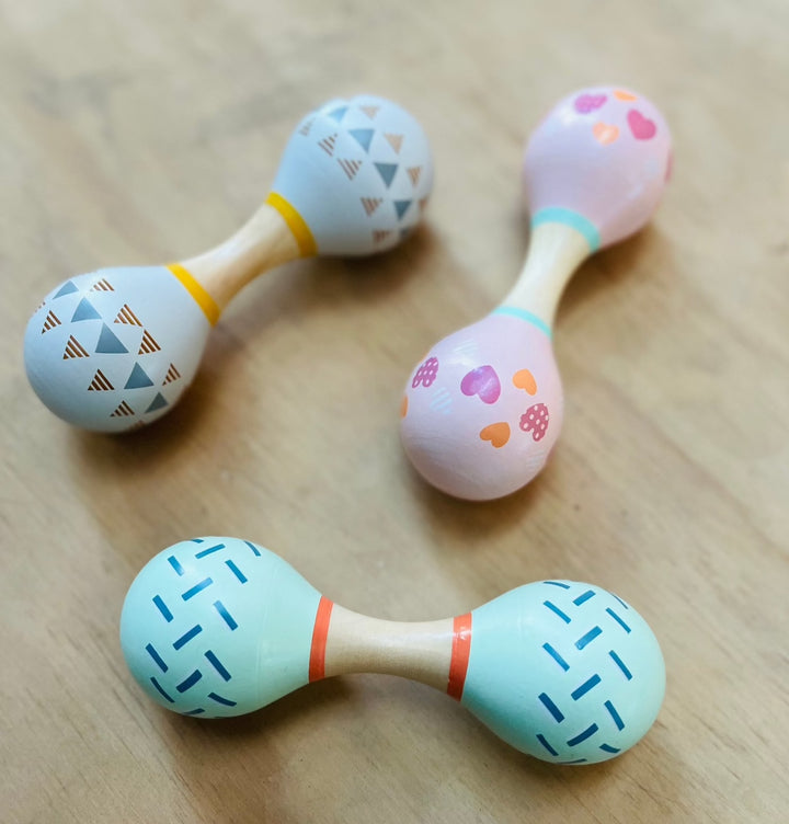 Wooden Double Ended Maracas