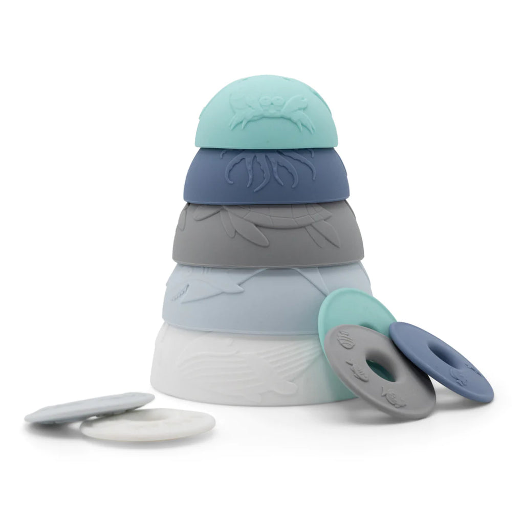 Jellystone Ocean Stacking Cups - Ocean Jellystone Ocean Stacking Cups - Ocean