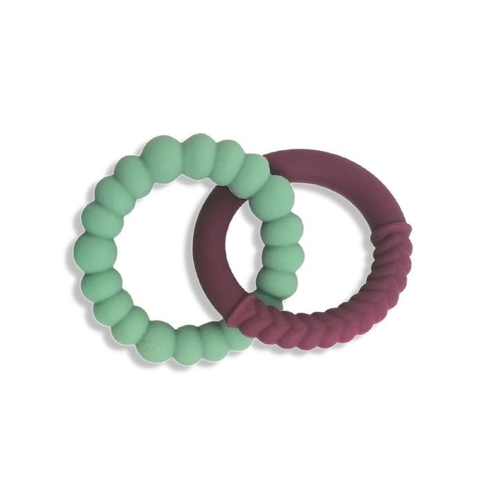 Jellystone Sunshine Teether Ring - Berry & Sage